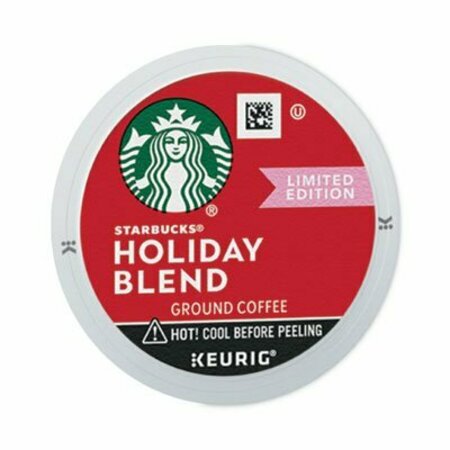 STARBUCKS COFFEE CO Holiday Blend Coffee, K-Cups, 22/Box, 4 Boxes/Carton, 4PK 12412029CT